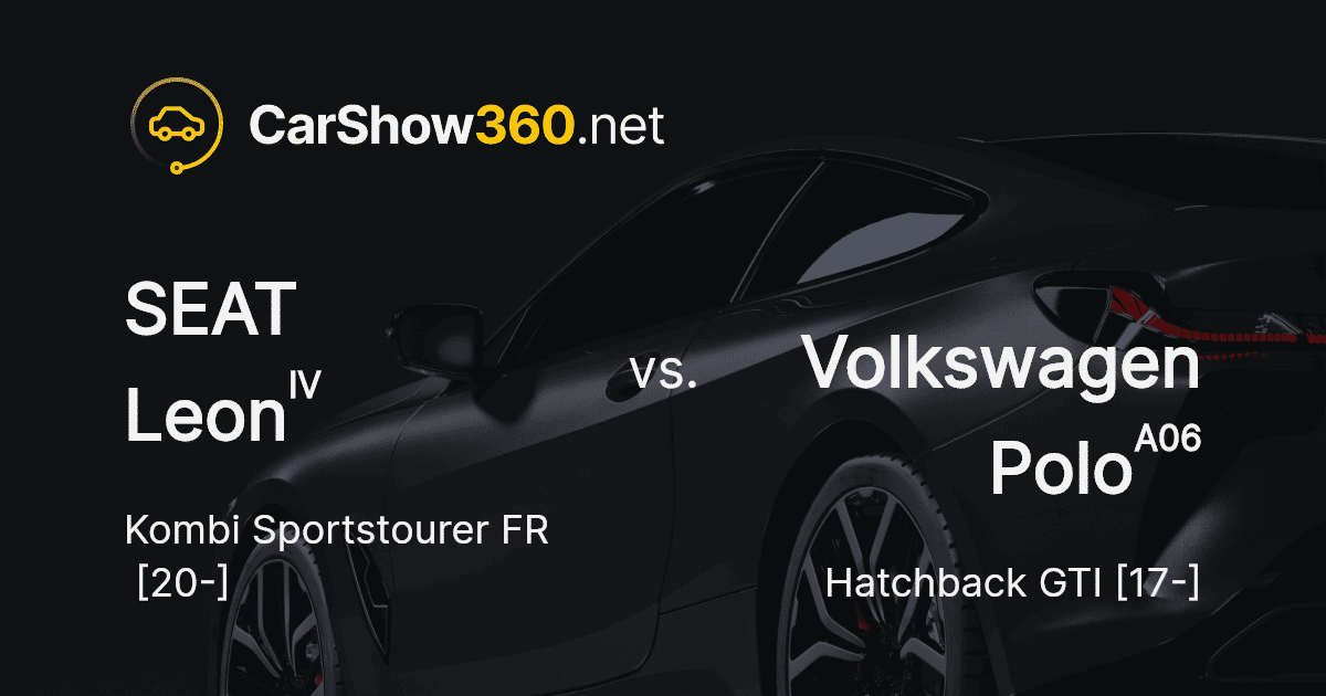 Seat Leon Sportstourer FR vs Volkswagen Polo GTI CarShow360